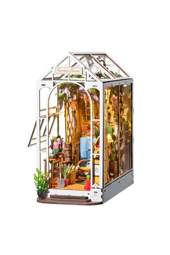 بيت الحديقة المصغّر – زاوية كتب Miniature Garden House Book Nook