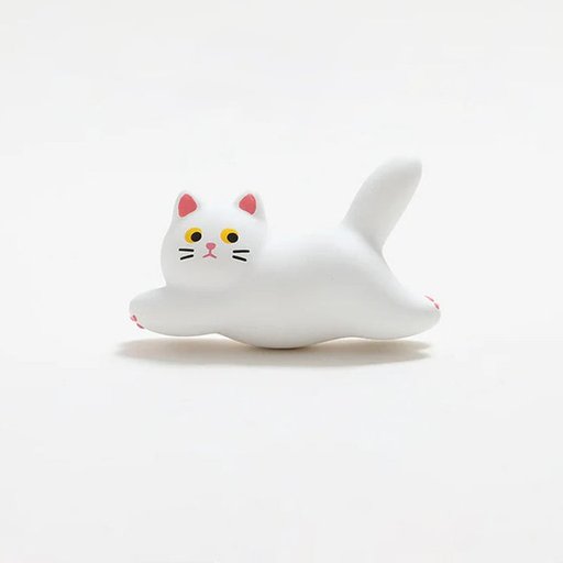 مغناطيس ثلاجة القطة البيضاء White Cat Fridge Magnet