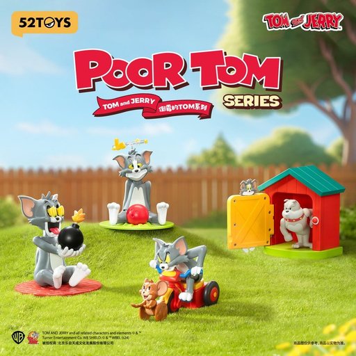 صندوق مفاجآت توم وجيري – سلسلة توم المسكين Tom and Jerry Poor Tom Series Blind Box