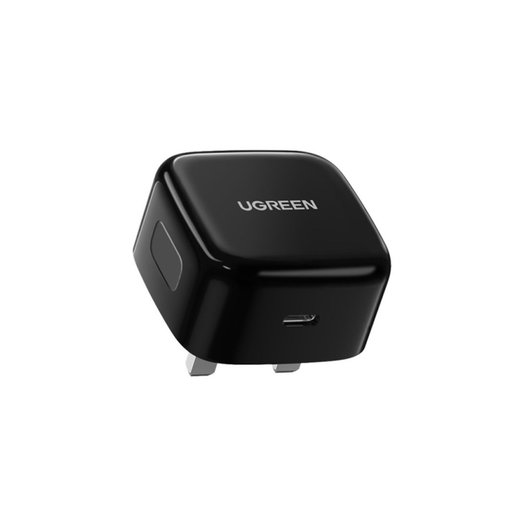 محول شحن سريع UGREEN بقدرة 20 واط، بمنفذ Type-C وتقنية GaN UGREEN 20W Type-C GaN Fast Charging Adapter
