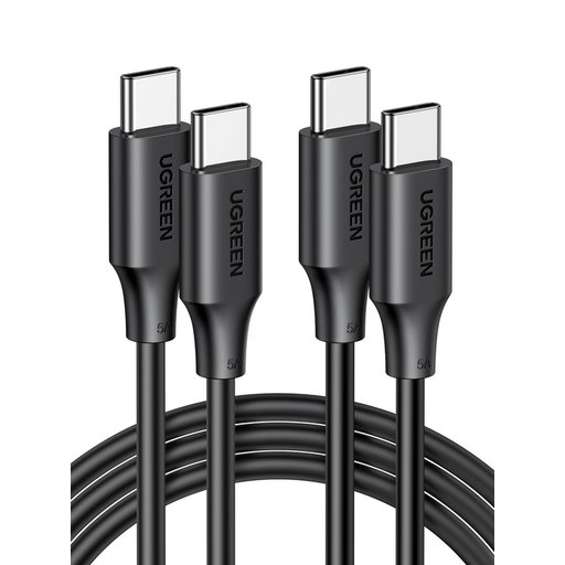 كابل UGREEN USB-C بقدرة 100 واط (مادة PVC) - عبوة من قطعتين UGREEN Cable USB-C 100W PVC 2Pack