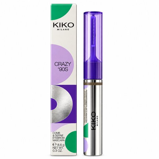 ماسكارا حواجب كيكو ميلانو كريزي 90s للتمشيط والتحديد KIKO Milano Crazy ’90s Comb & Define Eyebrow Mascara