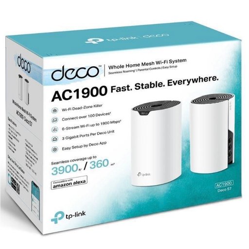 راوتر ديكو قطعتين s7 TP-link deco AC1900 s7