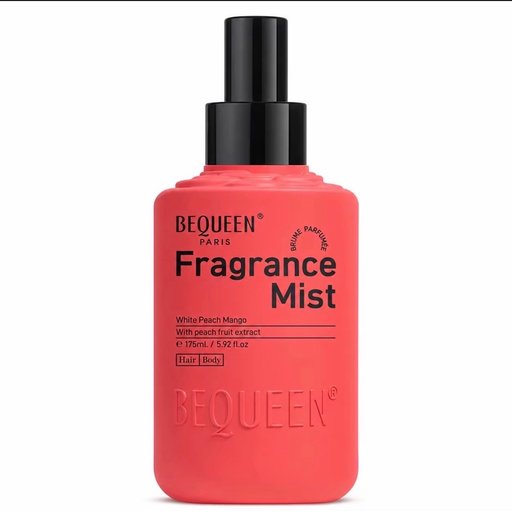 بخاخ بيكوين المعطّر للشعر والجسم – خوخ أبيض ومانجو BEQUEEN Paris Fragrance Mist White Peach Mango 175 ml
