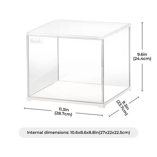 علبة عرض أكريليك شفافة للمجسمات Clear Acrylic Display Case for Miniatures
