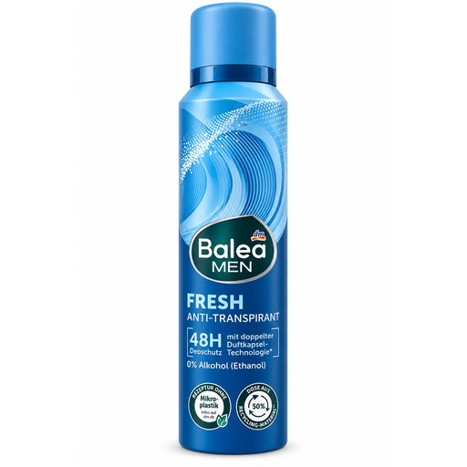 بخاخ باليا للرجال فريش مضاد للتعرق 48 ساعة Balea MEN Fresh Anti-Transpirant 48H