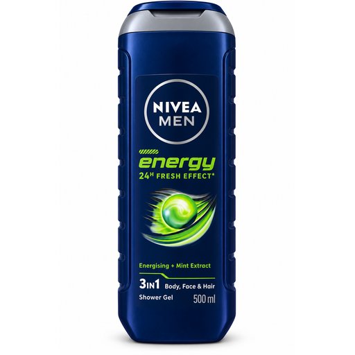 جل استحمام نيفيا للرجال إنرجي 3 في 1 بالنعناع NIVEA MEN Energy 3 in 1 Shower Gel