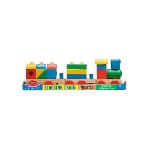 ميليسا آند دوغ قطار التجميع الخشبي Melissa & Doug Stacking Train