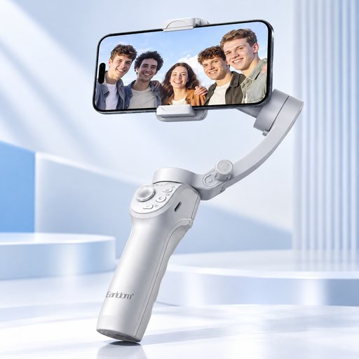 مثبت هاتف ثلاثي المحاور إيرلدوم GS1 Axis Gimbal Stabilizer