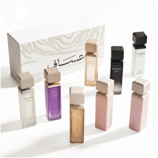 بكج عساف ديسكوفيري بوكس كولكشن كيفت سيت Assaf Discovery Box Collection Gift  Set 8 X 25ml
