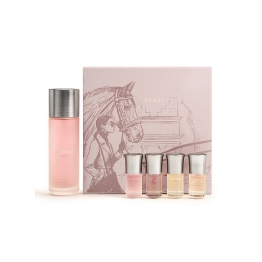 بكج عساف ارروكيت بينك كيفت سيت كولكشن Assaf Arrogate Pink gift set 200ml + 4 X 10ml