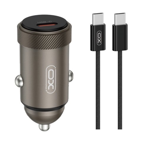 شاحن سريع بقوة 30W مع كيبل تايب سي تو تايب سي من XO XO - C70