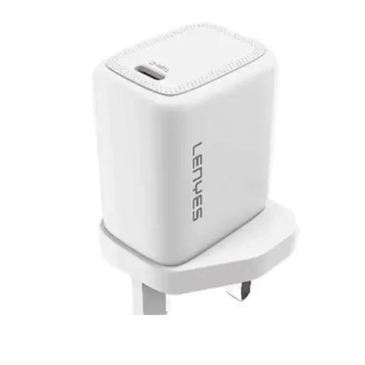 لينيس LCH032-UK شاحن حائط USB-C بقدرة 30 واط مع كيبل من USB-C إلى USB-C Lenyes LCH032-UK 30W USB-C Wall Charger with USB-C to USB-C Cable