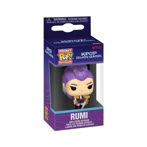 فنكو ميدالية مفاتيح Pocket Pop! Rumi من KPop Demon Hunters Funko Pocket Pop! Animation: KPOP Demon Hunters - Rumi