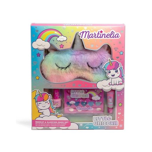 مارتينيليا مجموعة مكياج وقناع نوم Little Unicorn Martinelia Little Unicorn Makeup&Sleeping Mask Set