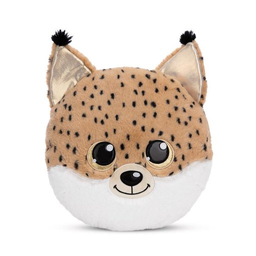 نيسي وسادة بشكل الوشق Lenzo من مجموعة GLUBSCHIS مقاس 32x32 سم NICI Cushion Glubschis Lynx Lenzo 32X32cm Figural