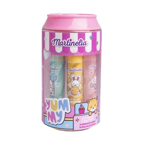 مارتينيليا مجموعة مرطبات شفاه Yummy Can Trio Martinelia Yummy Lip Balm Can Trio
