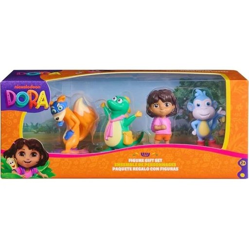 سبين ماستر مجموعة هدايا مجسمات دورا المستكشفة الصغيرة 4 قطع Spin Master (Dora The Explorer) Mini Figure Gift Pack 4-Pack