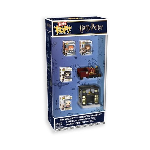 فنكو طقم مجسمات Bitty Pop! هاري بوتر من 6 قطع Funko Bitty Pop! Movies: Harry Potter Starter Set