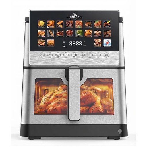 قلاية هوائية امبليوم دبل هيتر 8 لتر المتطورة كلياً Air Fryer Embleme 8L