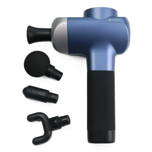 اريس uFitness-2 جهاز مساج بالمسدس – أزرق ARES uFitness-2 Gun Massager - Blue