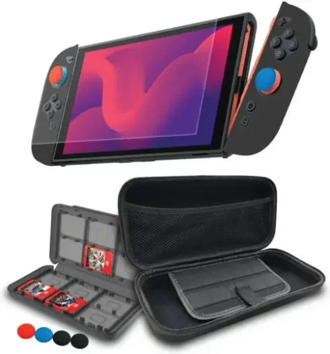 طقم المبتدئين لجهاز نينتندو سويتش 2 – 9 في 1 من GamerTek GamerTek Starter Kit For Nintendo Switch 2 Kit - 9 in 1