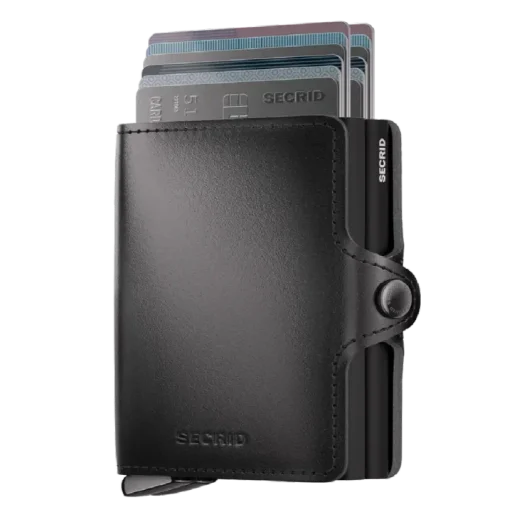 محفظة سيكريد مزدوجة بلون الغسق – أسود Secrid Twinwallet Dusk TDu-
Black+