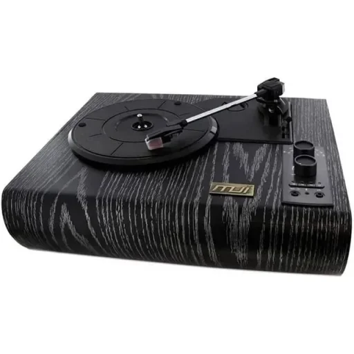 جهاز تشغيل أسطوانات "إم جي آي" (MJI M2012 Turntable) - لون أسود MJI M2012 Turntable - Black