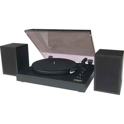 جهاز تشغيل أسطوانات "إم جي آي" (MJI H-100 Turntable) - لون أسود MJI H-100 Turntable - Black