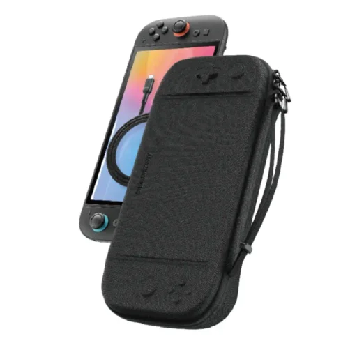 حقيبة حمل "أمايزينج ثينج بلاي شيلد EDC" لجهاز نينتندو سويتش 2 - لون أسود AmazingThing Nintendo Switch 2 PlayShield EDC Carrying Case - Black