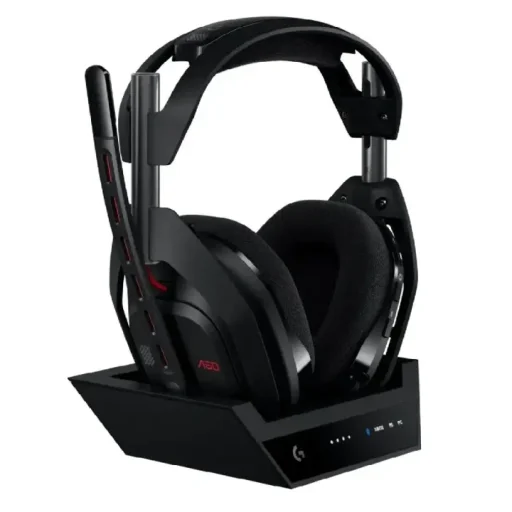 أسترو A50 لايت سبيد سماعة ألعاب لاسلكية - أسود + قاعدة إرساء - أسود Astro A50 LIGHTSPEED Wireless Gaming Headset Black + Base Station Black