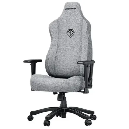 أندا سيت Novis كرسي ألعاب كبير، قماش كتان - أكس رصاصي AndaSeat Novis Large Gaming Chair, Linen Fabric - Ash Gray