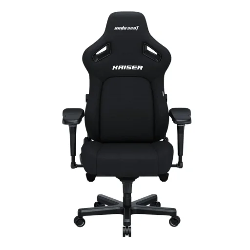 أندا سيت Kaiser 4 كرسي ألعاب XL، قماش كيتان - كاربون بلاك AndaSeat Kaiser 4 XL Gaming Chair, Linen Fabric - Carbon Black
