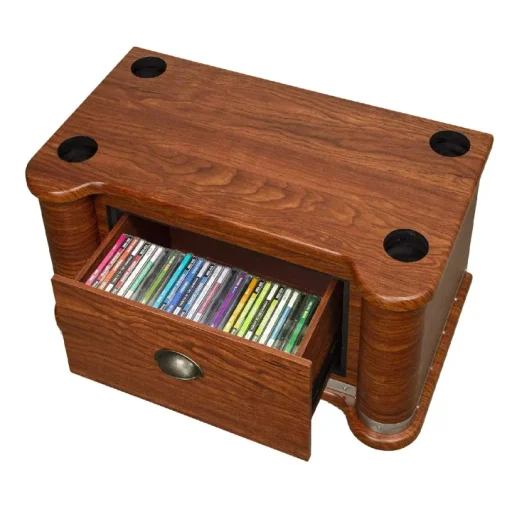 كروسلي حامل مشغل أسطوانات جوكبوكس لـ CR1215A-WA ديجيتال LED جوكبوكس - جوزي CROSLEY Jukebox Stand for CR1215A-WA Digital LED Jukebox - WALNUT