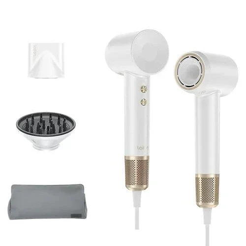 مجفف شعر لايفين سويفت (بريميوم) عالي السرعة باللون الأبيض الذهبي Laifen Swift (premium) High-speed hair dryer Golden white