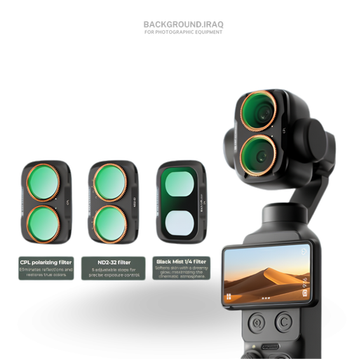 kf CPL / Black Diffusion 1/4 / ND2-32 Magnetic Lens Filter for DJI OSMO Pocket 4P kf CPL / Black Diffusion 1/4 / ND2-32 Magnetic Lens Filter for DJI OSMO Pocket 4P