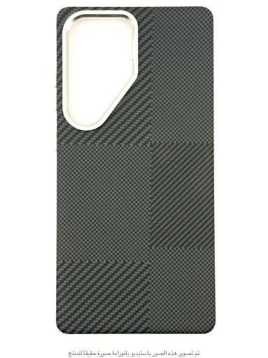 كفر كاربون فايبر سليم لجهاز Samsung S25 Ultra - تصميم رقم 4 Samsung S25 Ultra 4