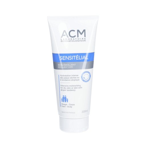 اي سي ام كريم مرطب للوجه و الجسم - 200 مل ACM SENSITÉLIAL Emollient Care - 200ml