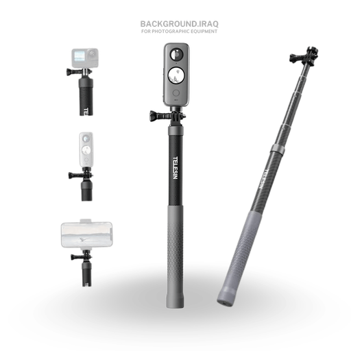 telesin GP-MNP-002 Carbon Fiber selfie 1.2m telesin GP-MNP-002 Carbon Fiber selfie 1.2m
