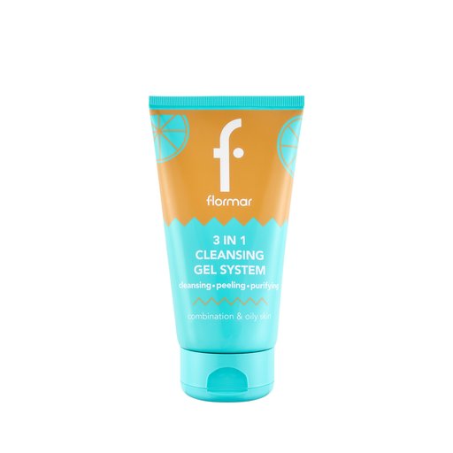 جل منظف 3 في 1 من فلورمار للجنسين Flormar 3 In 1 Cleansing Gel System For Unisex