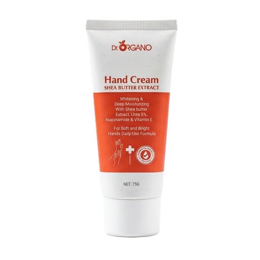مرطب ومبيض لليدين زبدة الشيا إكستراكت من دكتور أورغانو للجنسين Dr Organo Hand Cream Shea Butter Extract For Unisex