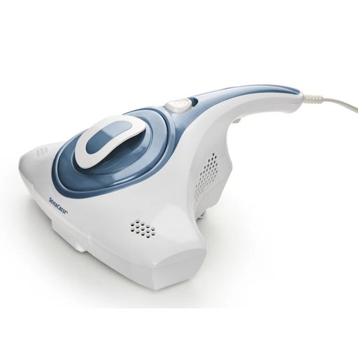 مكنسة كهربائية محمولة مخصصة للتنظيف العميق للمراتب، والوسائد، والمنسوجات SilverCrest Anti-Dust Mite Handheld Vacuum Cleaner