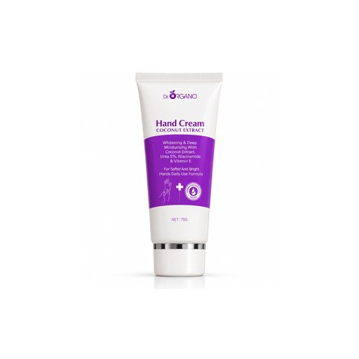 مرطب لليدين بخلاصة جوز الهند من دكتور أورغانو للجنسين Dr Organo Hand Cream Coconut Extract For Unisex