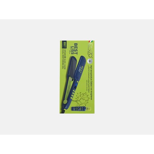 كاوية الشعر الاحترافية انزو (Enzo) Best Liss - درجة حرارة تصل إلى 990 فهرنهايت مع زيوت الترميم Enzo Best Liss Professional Hair Straightener – Temperatures up to 990°F, includes restorative oils