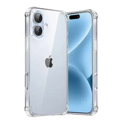 يوجرين كفر حماية برايت كوشن لآيفون 16 بلس - شفاف UGREEN Bright Cushion Protective Phone Case for iPhone 16 Plus - Clear