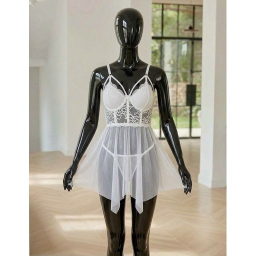 بيبي دول Lace Babydoll Lingerie Set