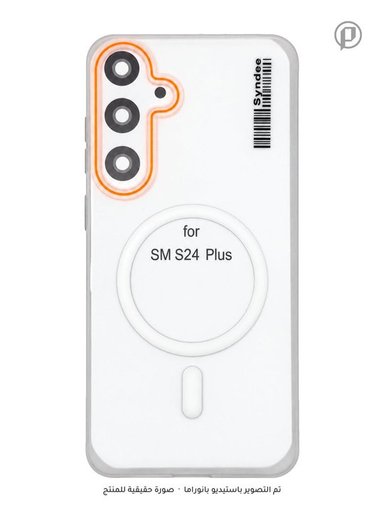 كفر SYNDEE سلم مطفي حماية كاميرا MagSafe مضاد للاصفرار لجهاز سامسونج S24 بلس SYNDEE MagSafe Samsung S24 Plus Case