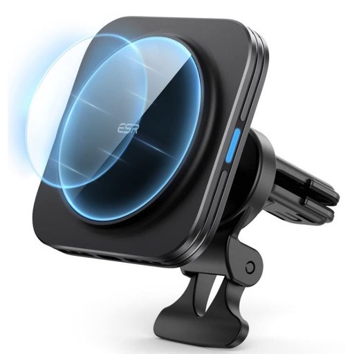 شاحن سيارة لاسلكي مغناطيسي بقدرة 15 واط من ESR (طراز Halolock) ESR 15W Magnetic Wireless Car Charger(Halolock)