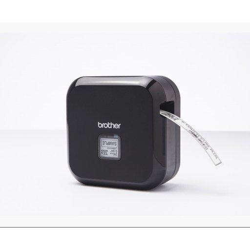 طابعة الملصقات Brother PT-P710BT P-Touch Cube Plus، قابلة للتوصيل بجهاز الكمبيوتر وعبر تقنية Bluetooth مع أنظمة iOS وAndroid Brother PT-P710BT Etikettendrucker, P-Touch Cube Plus, Etikettierer Verbindbar PC und Bluetooth Schwarz, 6.1 x 11.5 x 11.5 cm