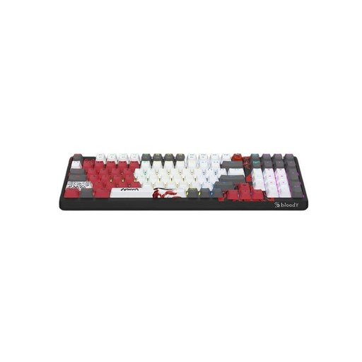 لوحة مفاتيح ألعاب بلودي WS98 ميكانيكية لاسلكية ثلاثية الأوضاع بإضاءة RGB - ناراكا Bloody WS98 Naraka Edition Tri-Mode Wireless RGB Mechanical Gaming Keyboard
